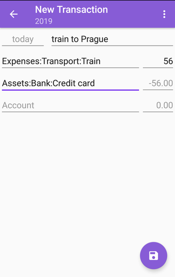 MoLe add transaction